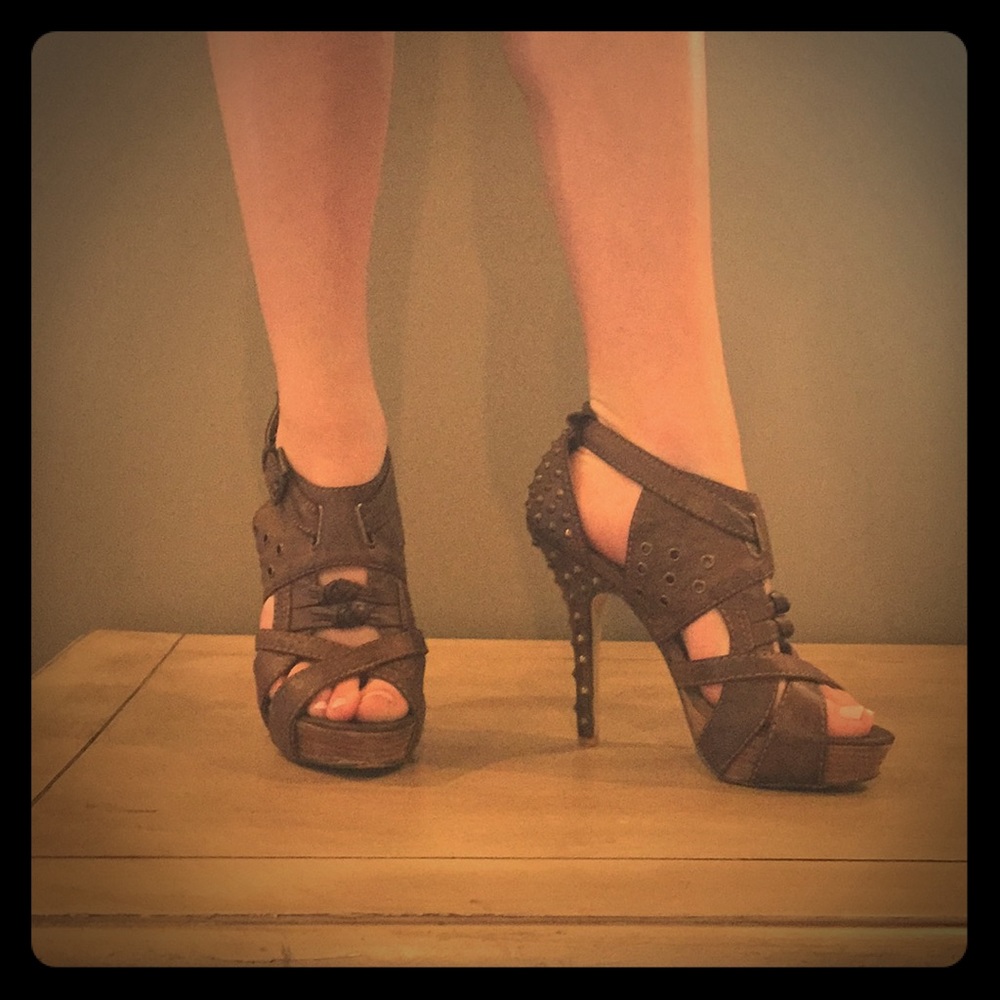 Brown heels